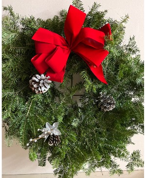24" Cemetery Wreath on Stand Designer's Choice (While Supplies Last)