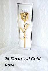 24 Karat All Gold Dipped Rose 