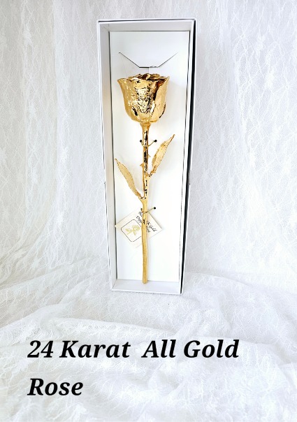 24 Karat All Gold Rose 