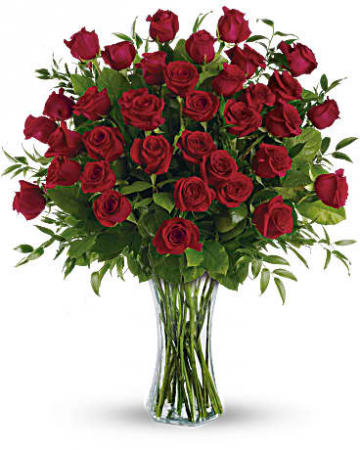 24 Lovely Roses Red Rose Arrangemnt