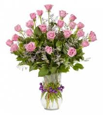 24 PINK ROSES