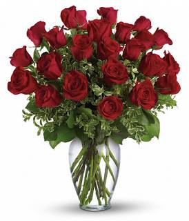 24 Premium Red Roses Bouquet