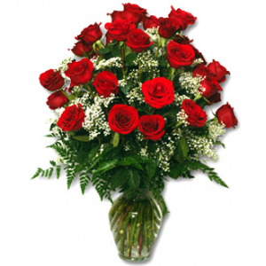 24 Radiant Roses Vase Fresh Arrangment in Lake City, FL | LAKE CITY FLORIST 24 Radiant Roses Vase Fresh Arrangment in Lake City, FL | LAKE CITY FLORIST