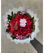 24 RED ROSE BOUQUET 