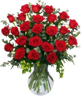 24 Red Roses - Over the Top! Traditional & Romantic