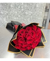 24 Red Roses  Wrapped 