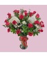 24 rose  vase arrangement 