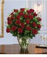 24 Roses arranged in a vase with all the goodies! Roses