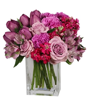 Precious Purples Arrangement in Ozone Park, NY | Heavenly Florist