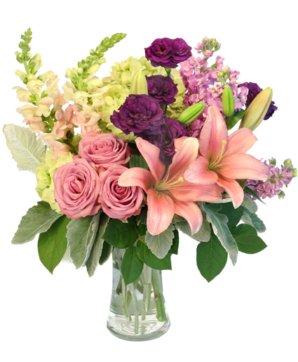 Lily's Afterglow Flower Arrangement in Bend, OR - AUTRY'S 4 SEASONS FLORIST