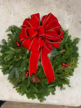 24inch Fresh Christmas Wreath 