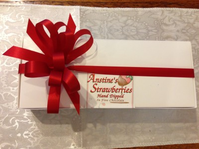 Doz. Hand Dipped Strawberries from Anstine's Candy Available only if pre-ordered