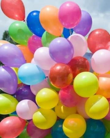 25 Latex Balloons - Loose 