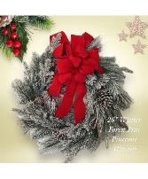 26” Forest Pine Pinecone Wreath  Artificial wreath 