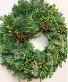 26" Live Winter Wreath Home Decor/Gift