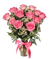 Classic Dozen Roses Red Rose Arrangement in Bracebridge, ON - CR