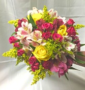 Bright and Cheery Hand Tied Bouquet