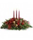 3 Candle Christmas Centerpiece  Christmas