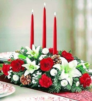 elegant christmas flower arrangements