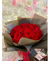 3 Dozen Long Stem Roses Wrap Bouquet