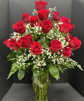 3 Dozen Rose Vase  in Kettering, Ohio | FLOWERAMA