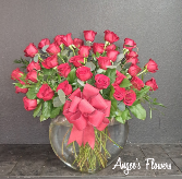 3 Dozen Roses Vase Arrangement 