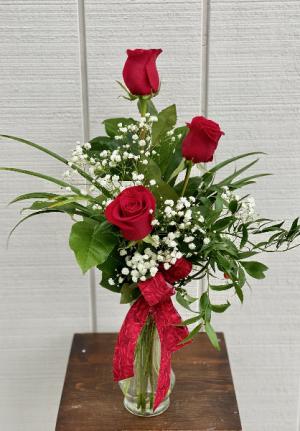 3 Lovely Roses Powell Florist Exclusive