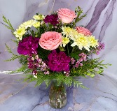 3 of Hearts Assorted mid size vase