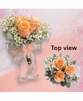 3 Rose Hand tied Prom Hand-tied Bouquet