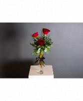 3 Roses  Vase Arrangement