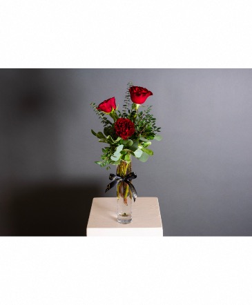 3 Roses  Vase Arrangement in Calgary, AB | Al Fraches Flowers LTD