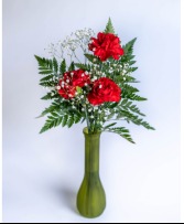 3 Stems of Carnations Floral Arrangement