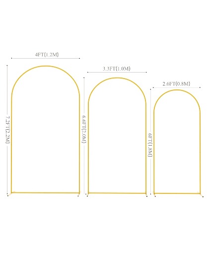 3 Tier Chiara Wall Frames  Rentals