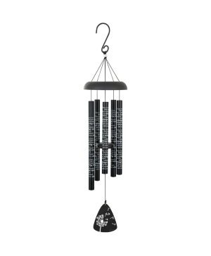 30" Always Near Windchime (Black) Sympathy Gift