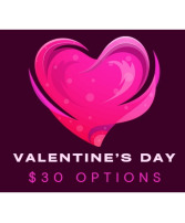 $30 Flower Options Valentine's Day