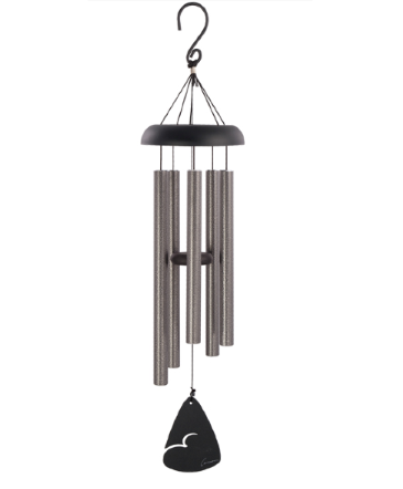 30" Windchime Pewter Fleck Low to Middle Tone WindChime in Pittsburgh, PA | Magnolia Roots Flower Boutique