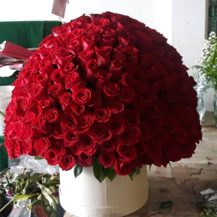300 Red Roses Bouquet in Los Angeles, CA