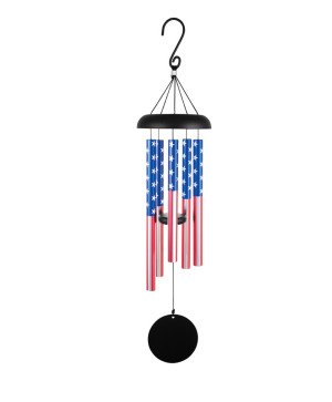 32" American Flag Wind Chime Gift Items