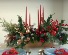 Crimson Holiday Glow Centerpiece 