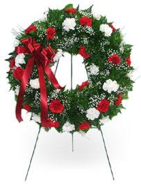36 Carnation Wreath 