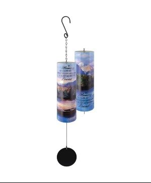 36" Large Picturesque Sympathy Chime 