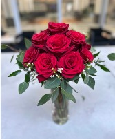 Long Stem Ecuadorian Red Roses 1 Dozen 