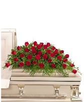 36 Red Rose Casket Spray Casket Spray