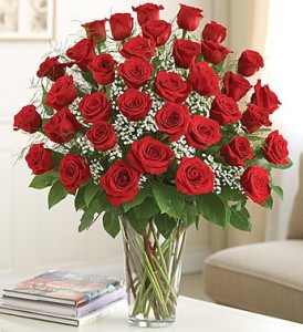 36 Red Roses Arranged