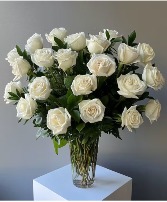 36 White Roses 
