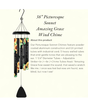 38" Amazing Grace  Wind Chime