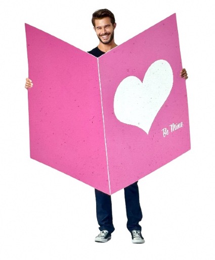 3FT Tall Valentines Greeting Card  
