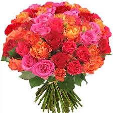 40 rose bouquet wrapped colors 