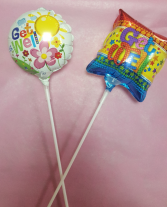 Get Well Soon Balloon Stick-in Add-On