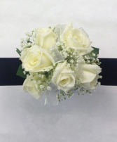 #4  White Sweetheart Corsage  Corsage